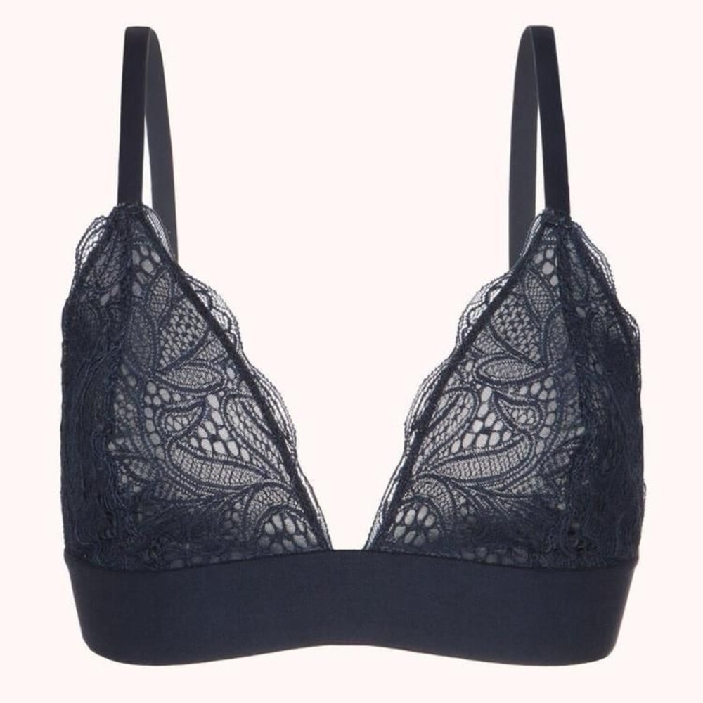 Lively The Long-Lined Lace Bralette Small OBO